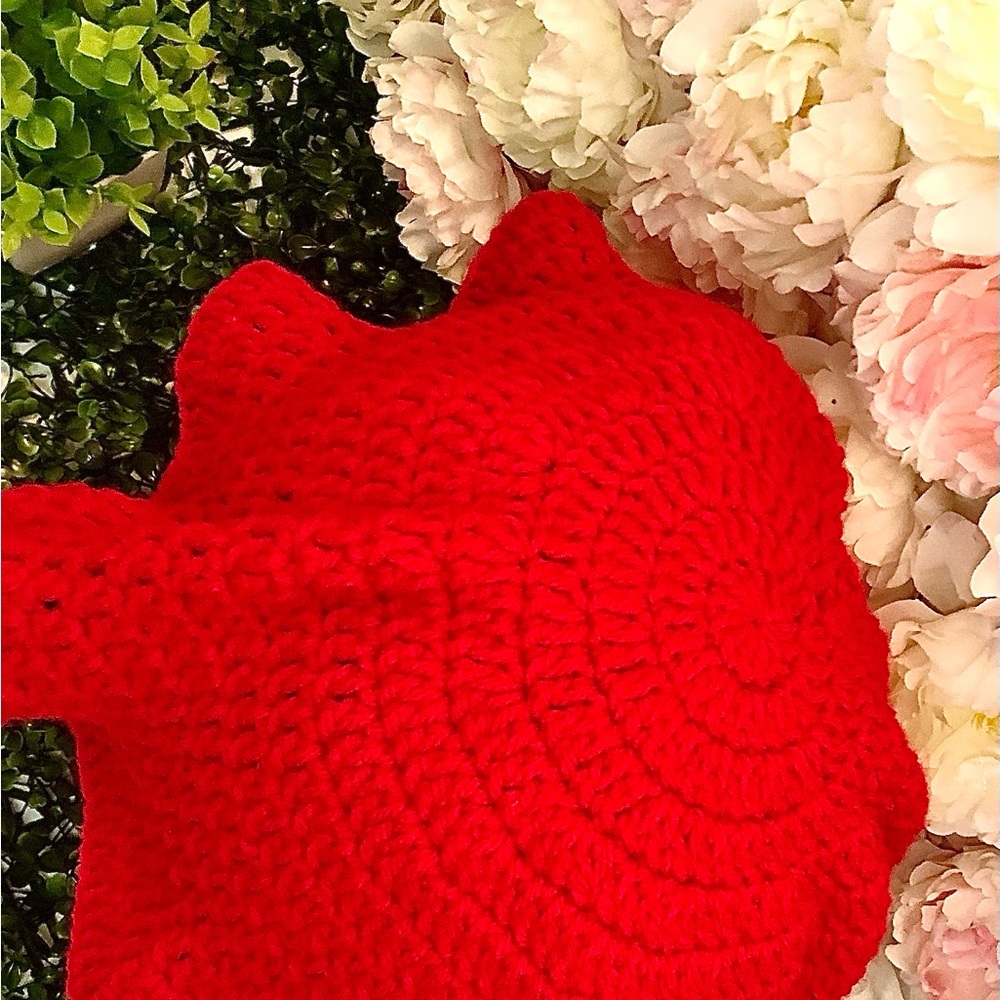 Crochet Ruffle Hat - Picture 2 of 7